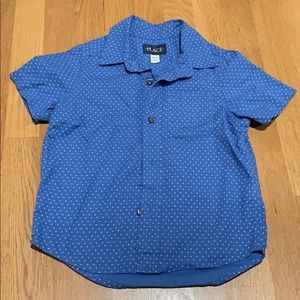 Boys (Size 4) Short Sleeve Button Up